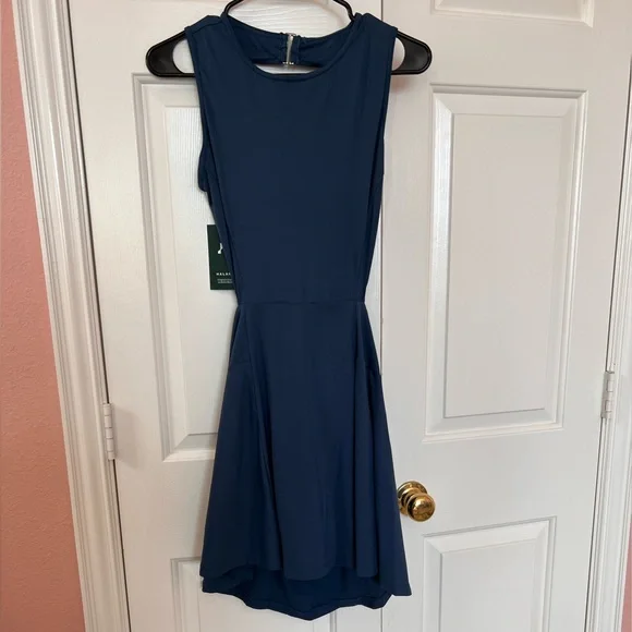 strapless open back dress Womens High Neck Tennis Dress Long Sleeve Sarong Wrap Skirt Built in S –  The Clothing Company Sydney